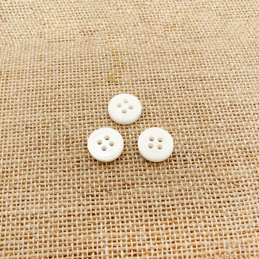 Ceramic Coated 4 Hole Shirt Button