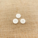 Ceramic Coated 4 Hole Shirt Button