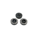 Texture Border 4 Hole Shirt Button