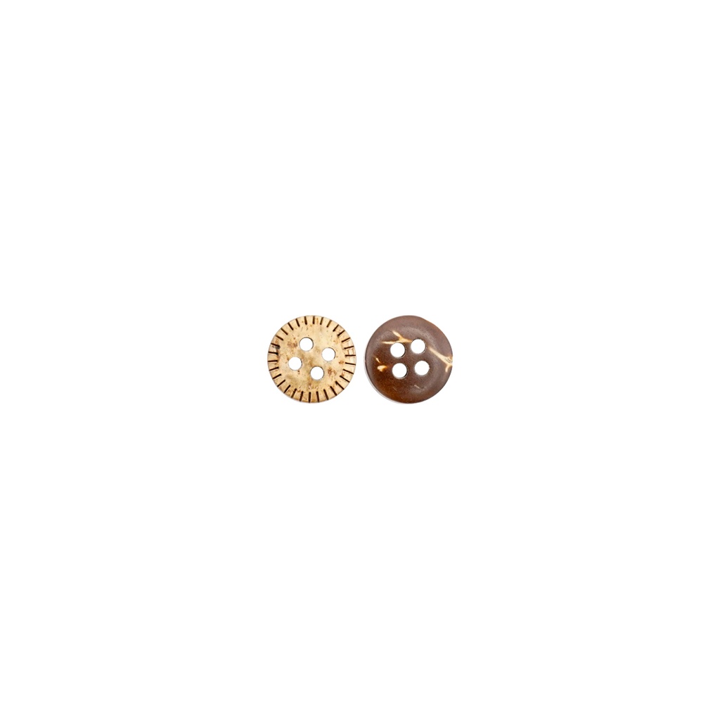 Laser Cutting In Border Coconut Button