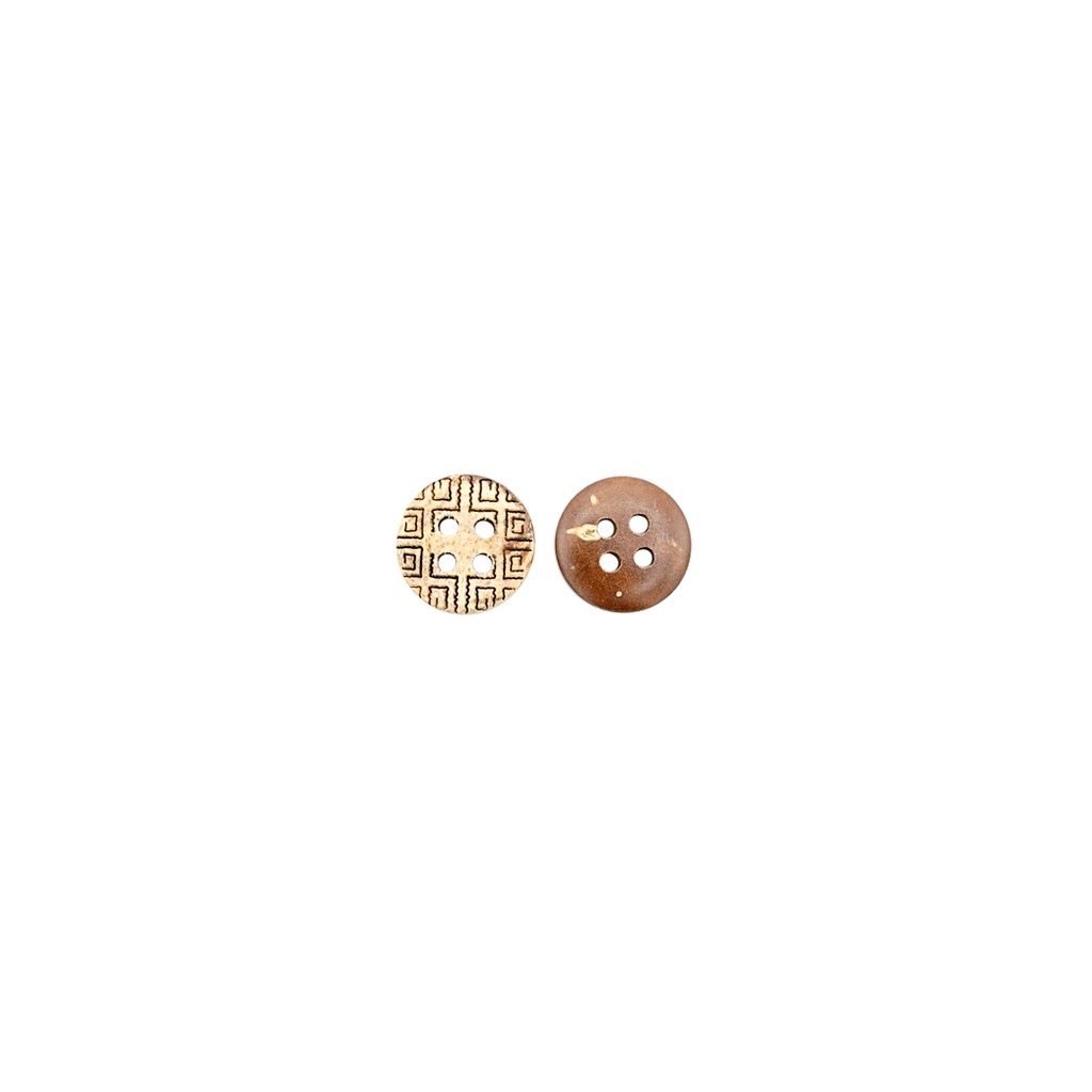 Versace Design 4 Hole Coconut Button