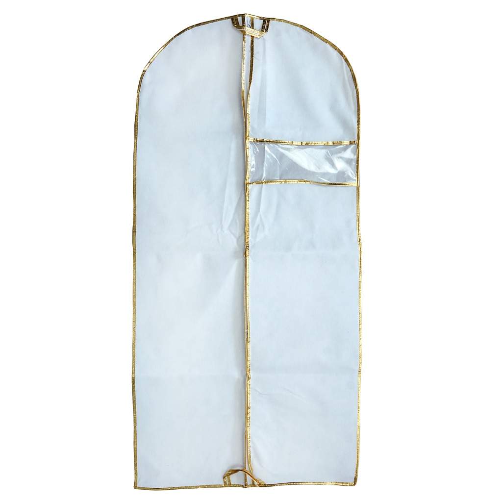 Nonwoven Suit Cover In Gold Piping