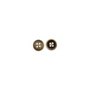 Burnished Edge Traditional Border Outline 4-Hole Wooden Shirt Button