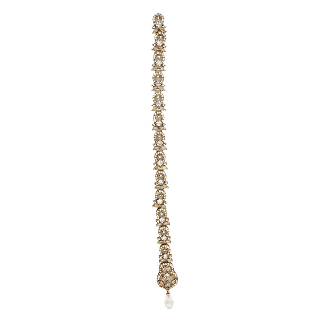 Fancy Kundan Button Patti