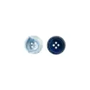 Mother-of-Pearl Coloured Wrangler Shape 4 Hole Shell Button