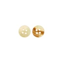 Mother-of-Pearl Flat Round Shape 4 Hole Shell Button