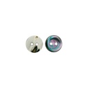 Mother-of-Pearl Thick Border Round Shape 2 Hole  Shell Button