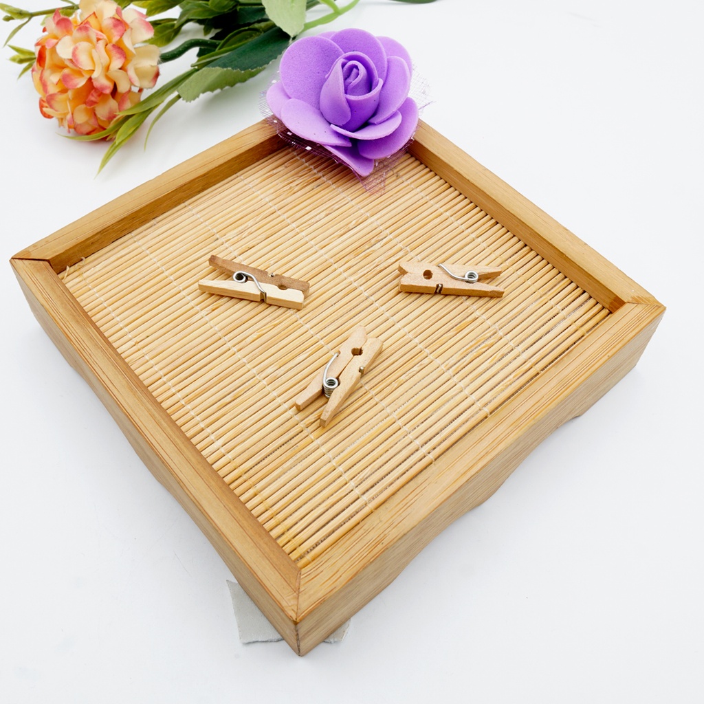 Natural Wood Mini Clothes Pin