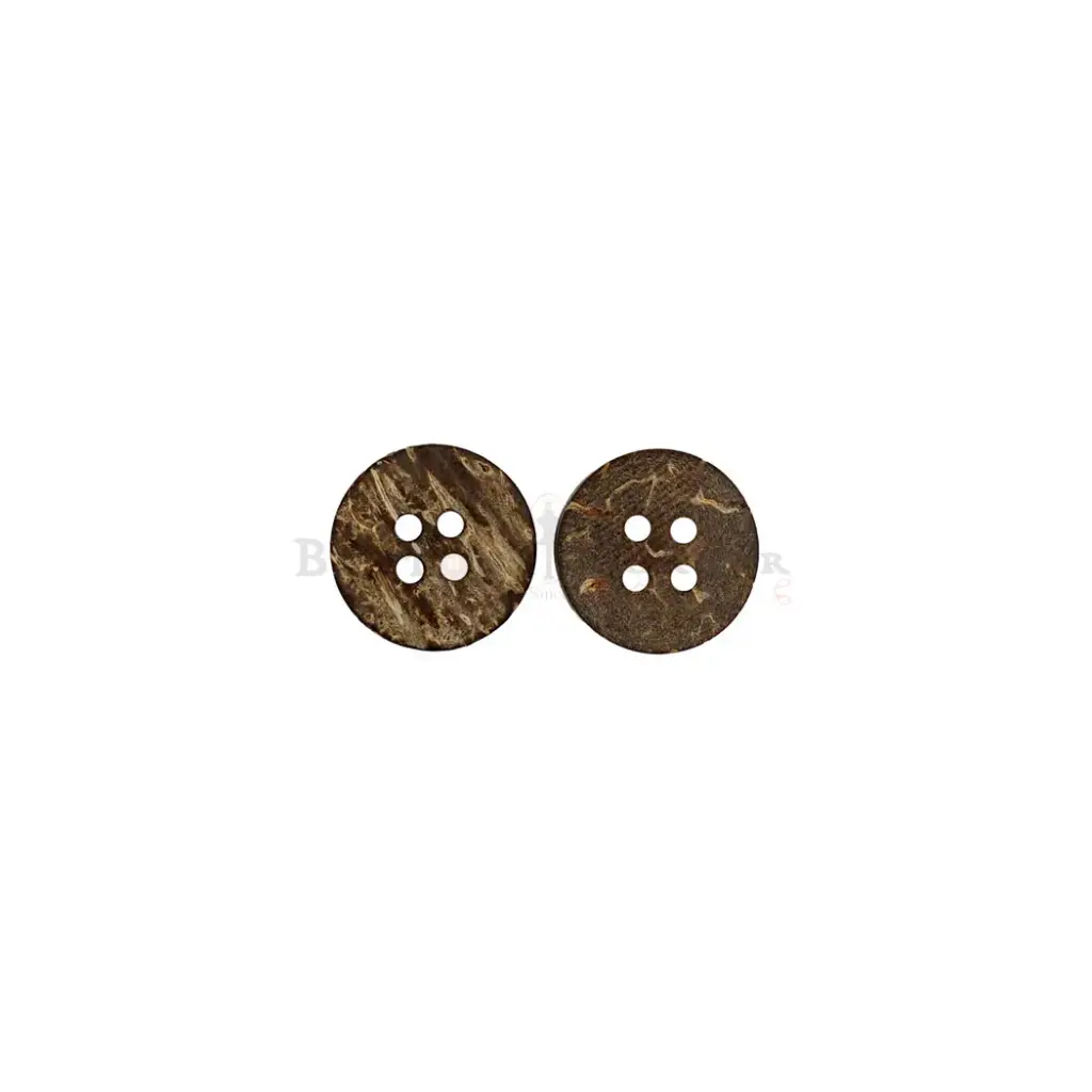 Rough Finish 4 Hole Coconut Button
