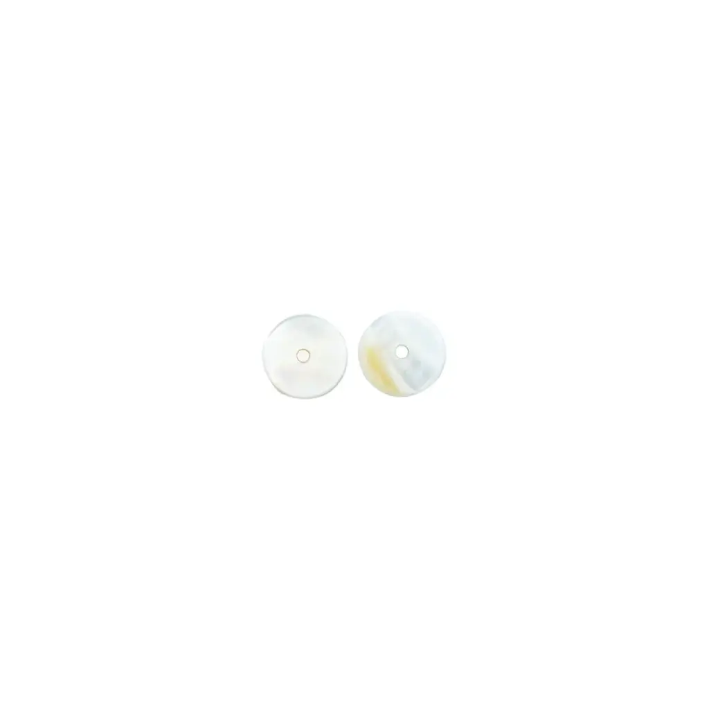 Flat Natural River Sequence Shell Button