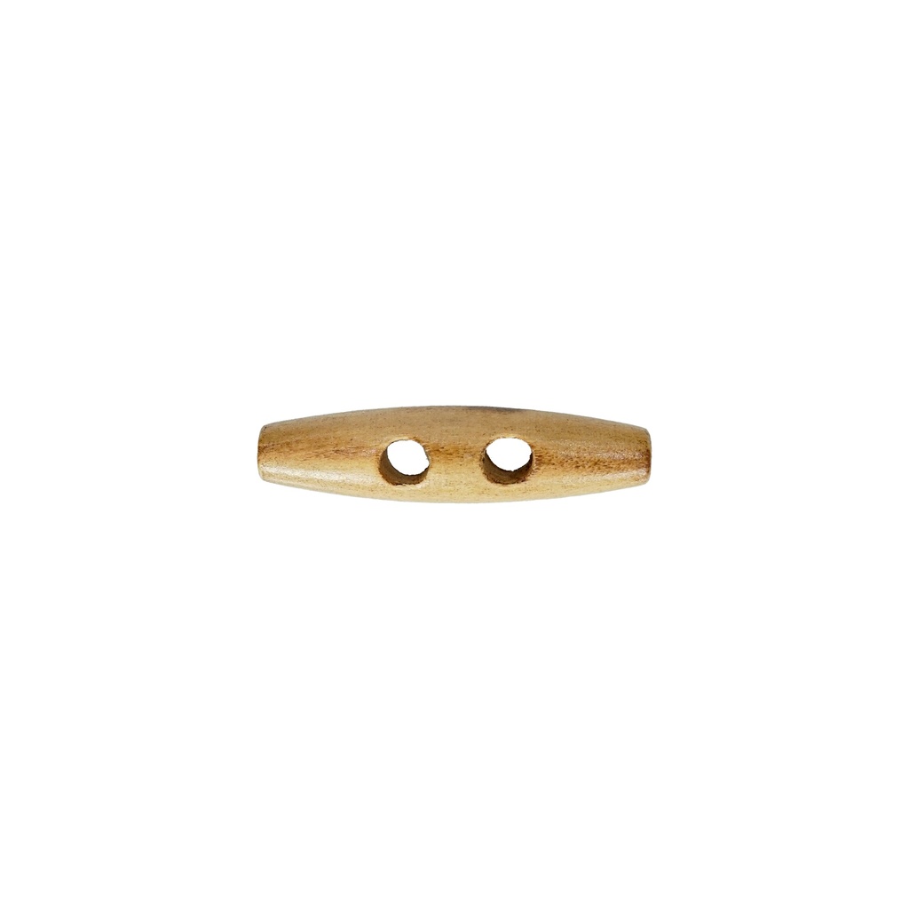 Olive Shape Wooden Toggle Button