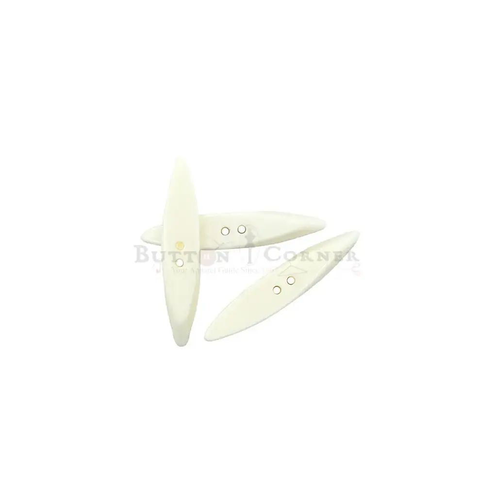 Diagonal Slice Shape Polyester Toggle Button
