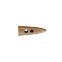 Horn Shape Polyester Toggle Button