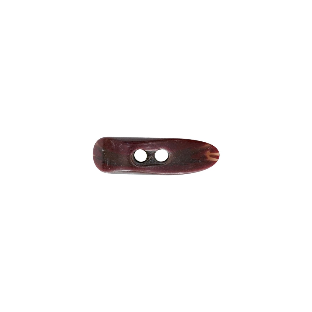 Horn Shape Polyester Toggle Button