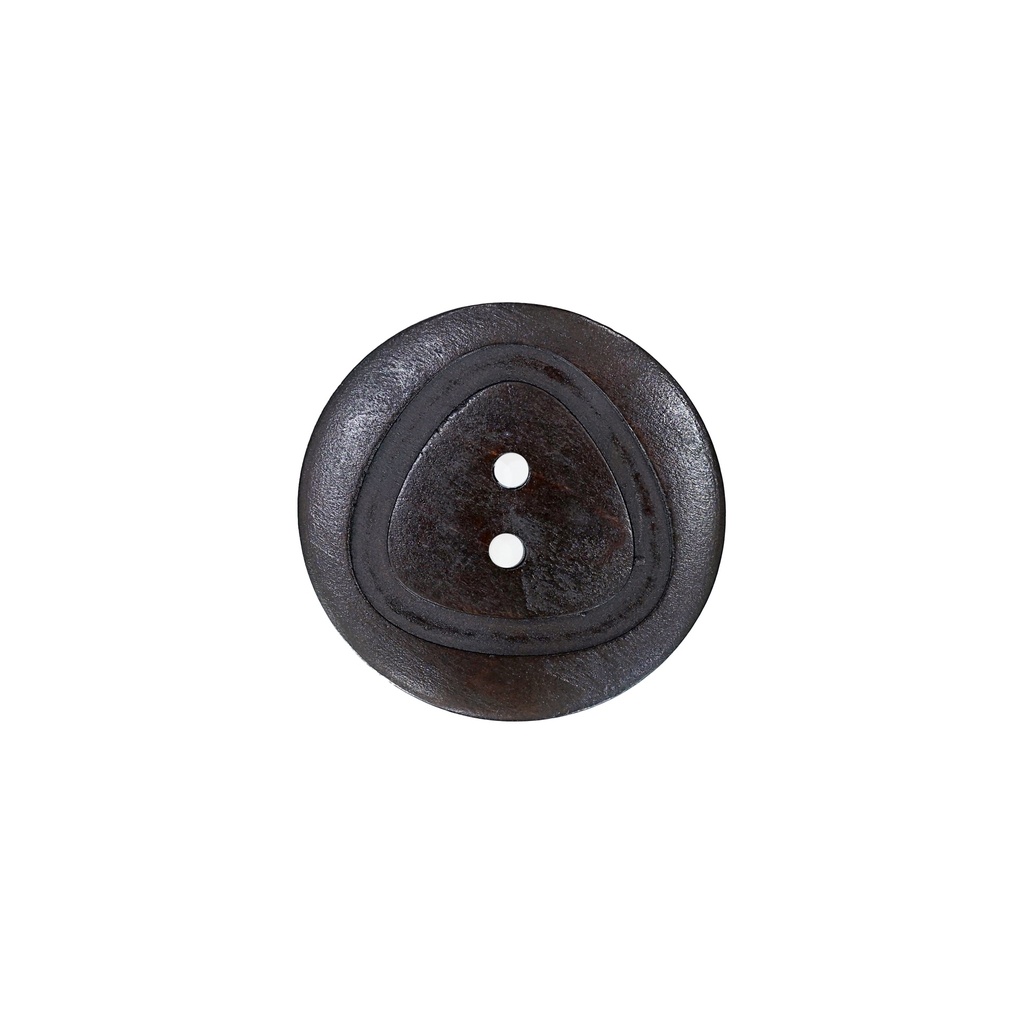 Triangle Engrave 2 Hole Wooden Button