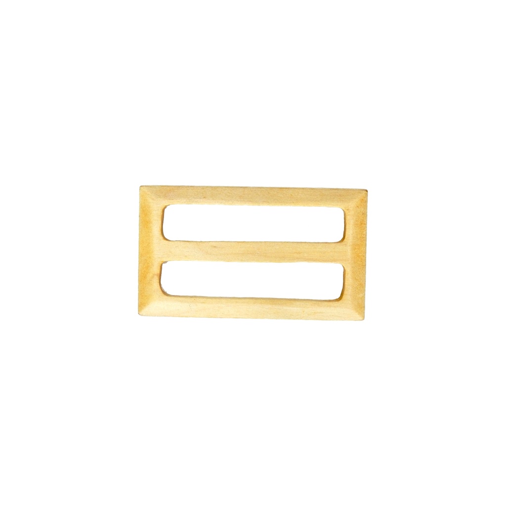 Rectangular Wooden Waist Buckle