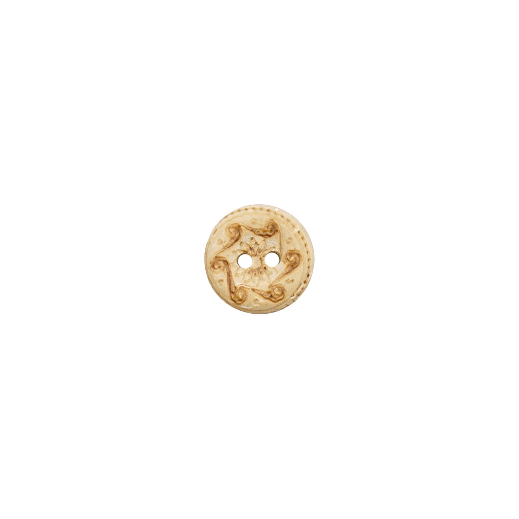 Printed Design 2 Hole Wooden Button