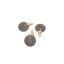 Exotic Hanging Wood With Gold Wire Hook