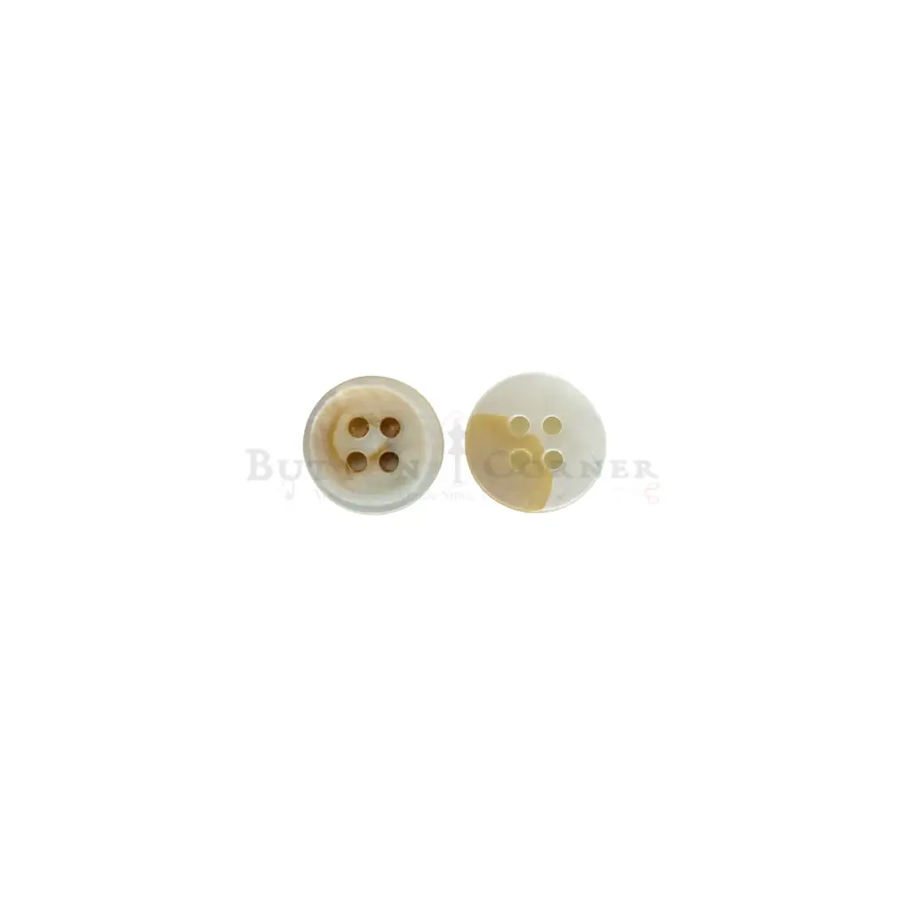 Natural River Deep Design 4 Hole Shell Button