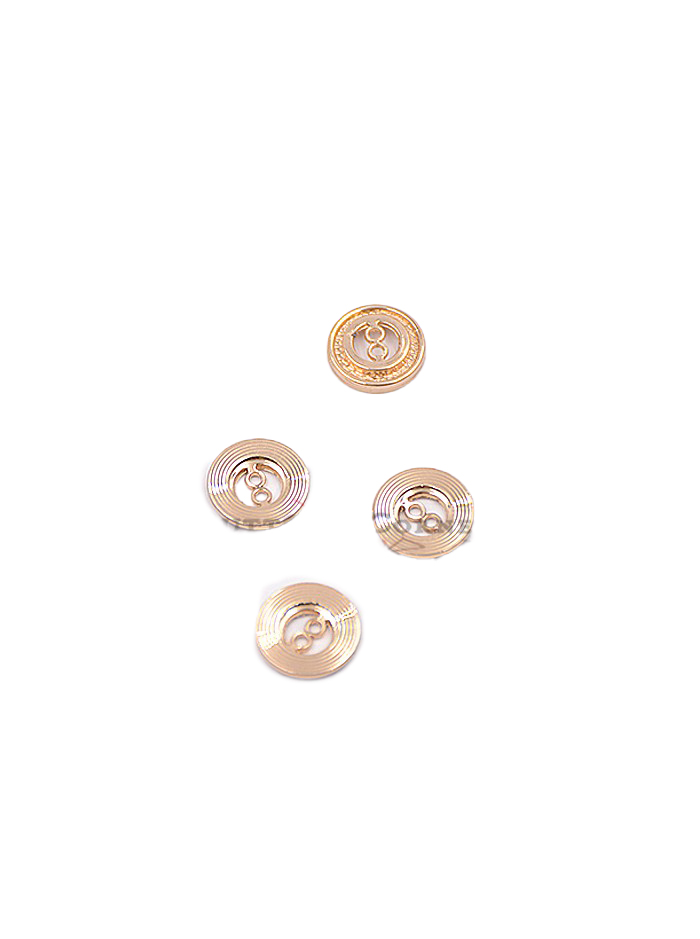 2 Hole Metal Wire Button