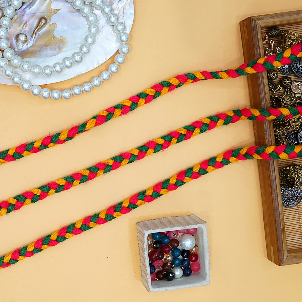Cotton Twister Cord Lace In Multi