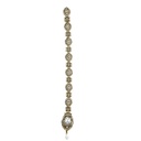 Gold Base Fancy Kundan Button Patti