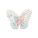 Beaded Organza Butterfly Embroidery Patch
