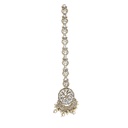 Gold Base Fancy Kundan Button Patti