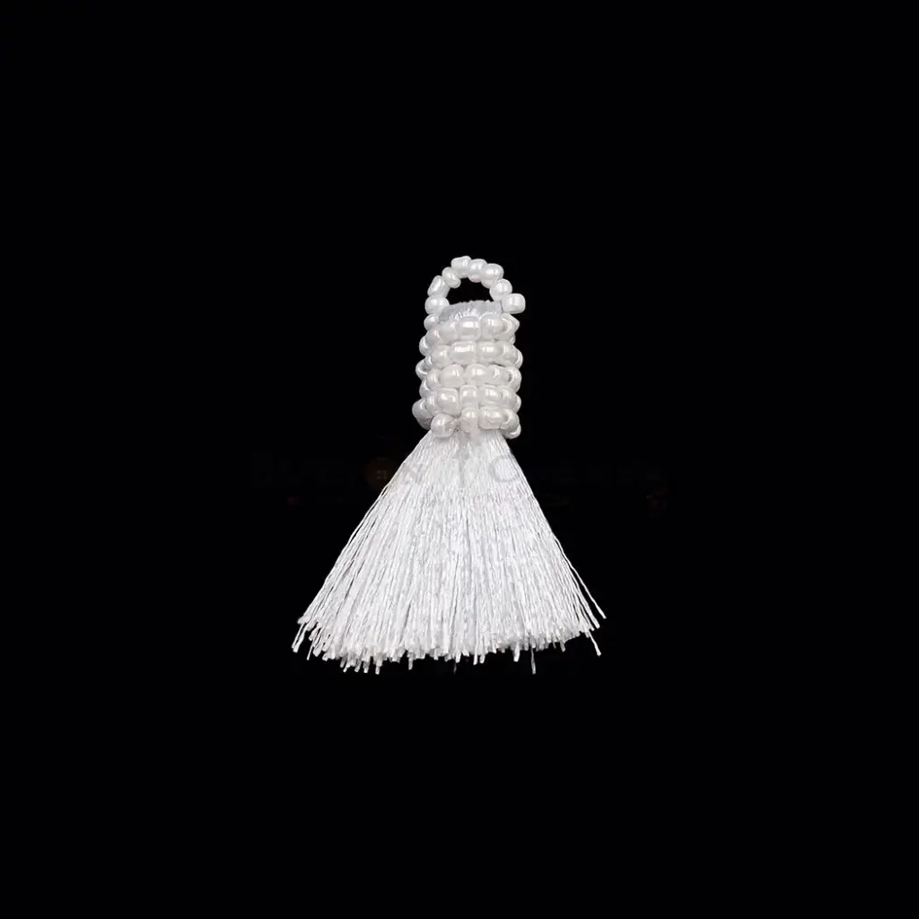 Glass Beads, Silk Threads, Tassels In Colour