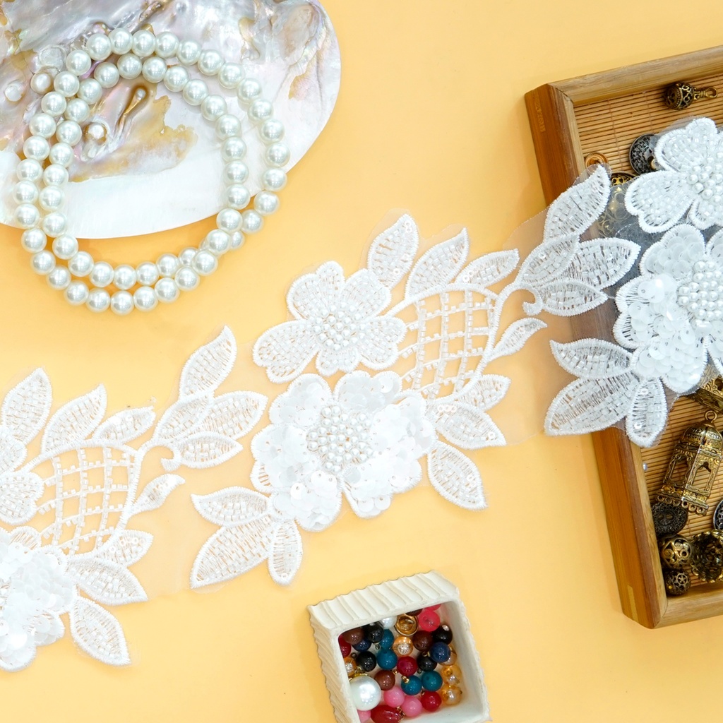 Glass Beads, Sequence, Patch Lace