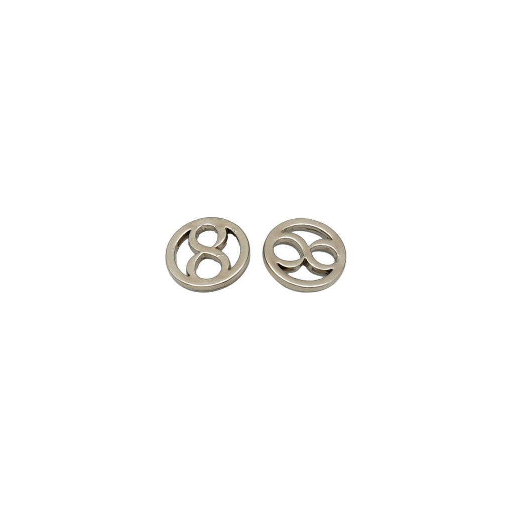 Abstract Minimal Symbol Shirt Button