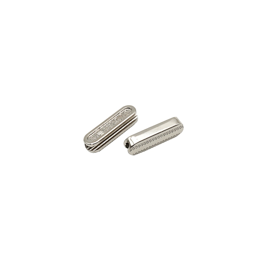 Oval-shaped Metal Strap Connector Tail Clip