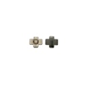 Plus Symbol Metal Shirt Button