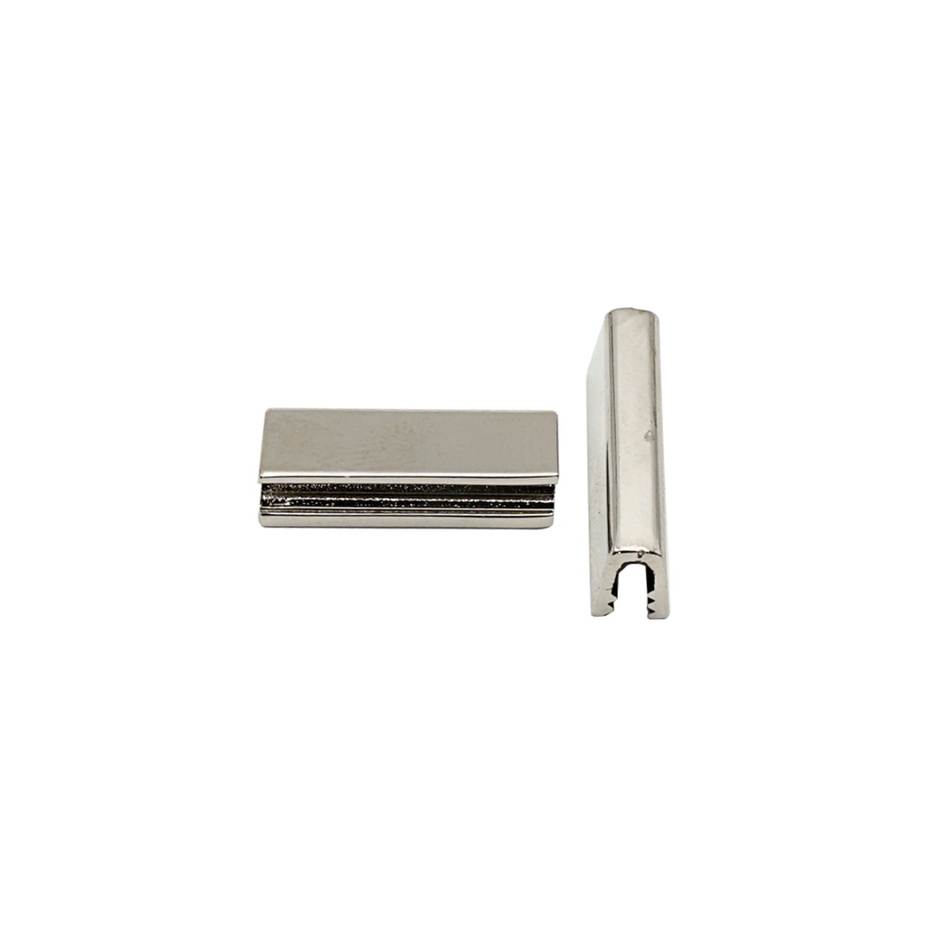 Rectangular-Shaped Flat Metal Strap Connector Tail Clip