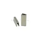 Rectangular-Shaped Flat Metal Strap Connector Tail Clip