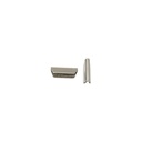 Trapezium-shaped Flat Metal Strap Connector Tail Clip