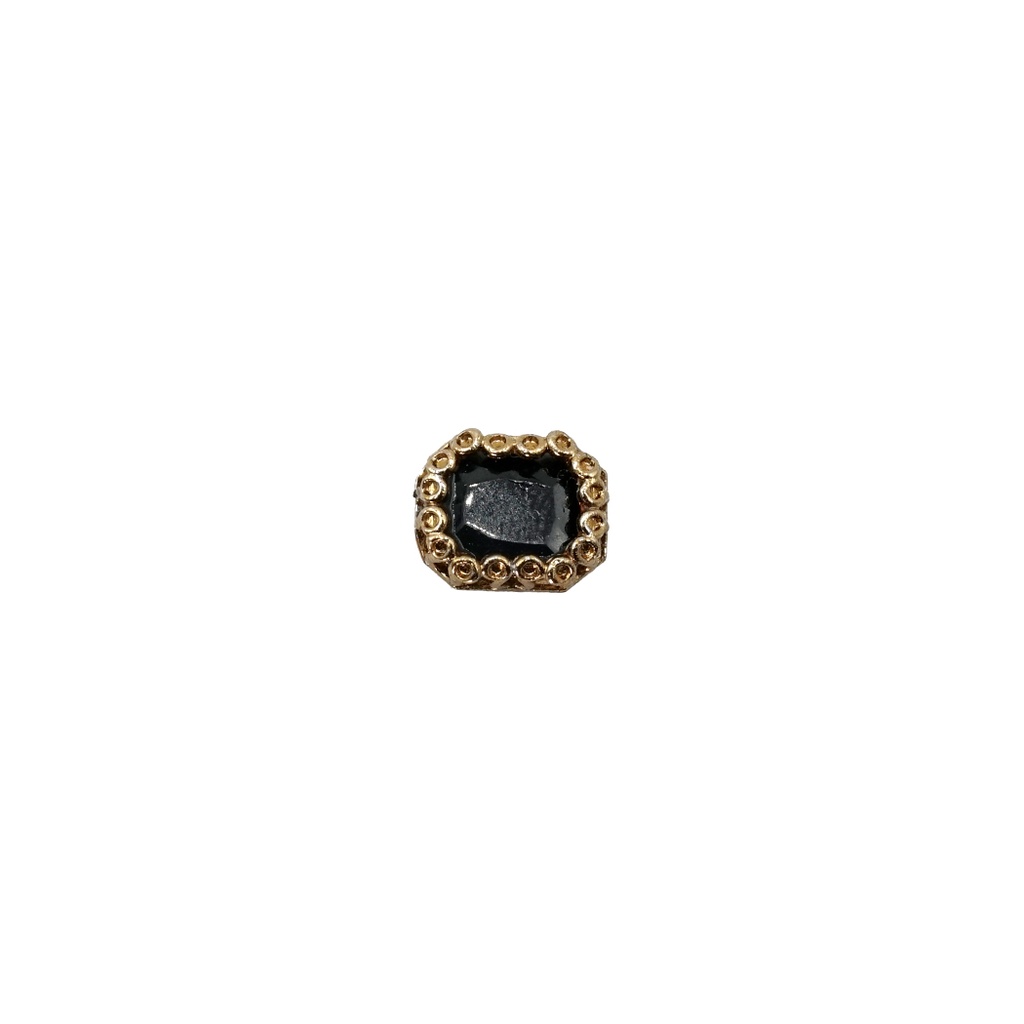 Square Shape Crystal Button