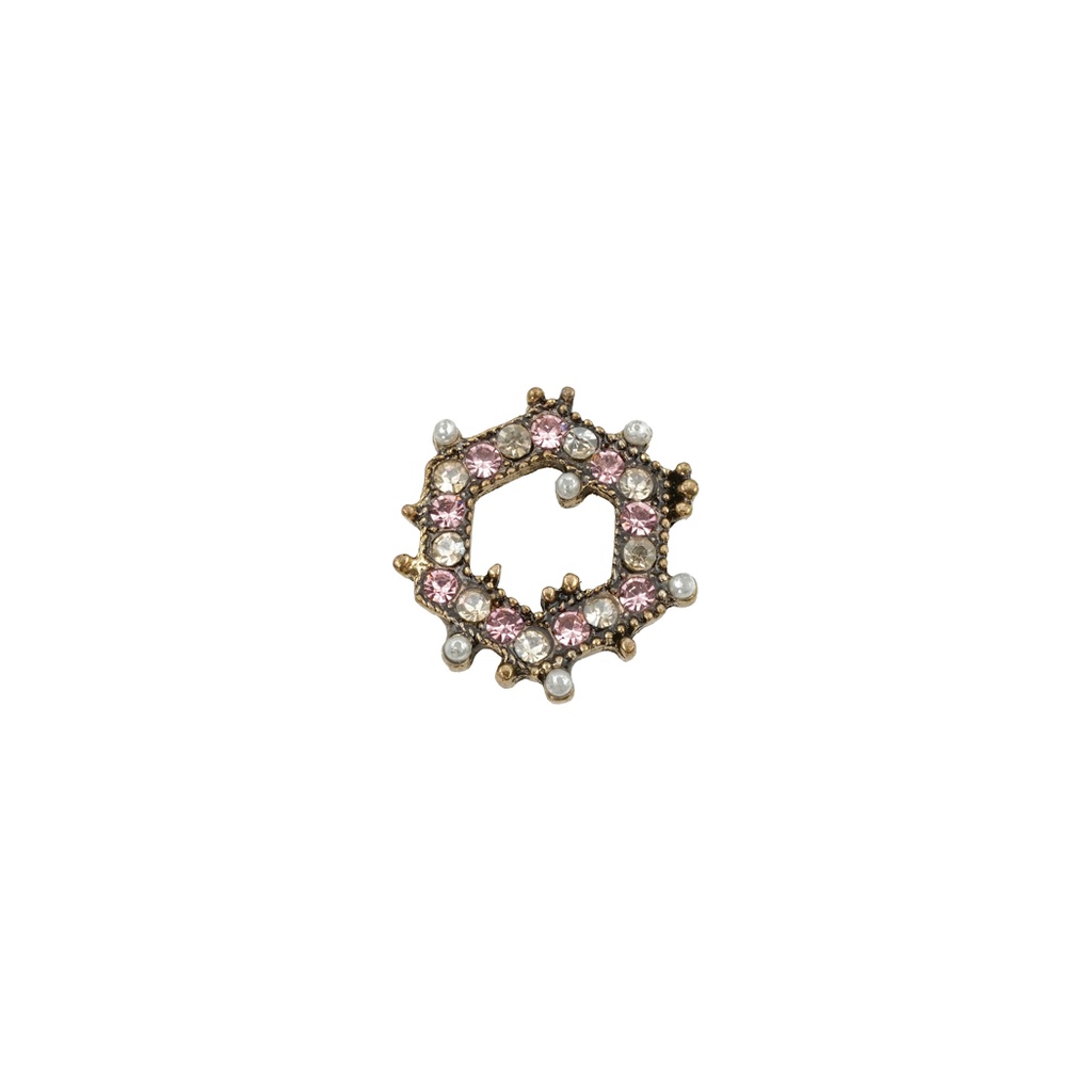 Vintage Design Rhinestone Button