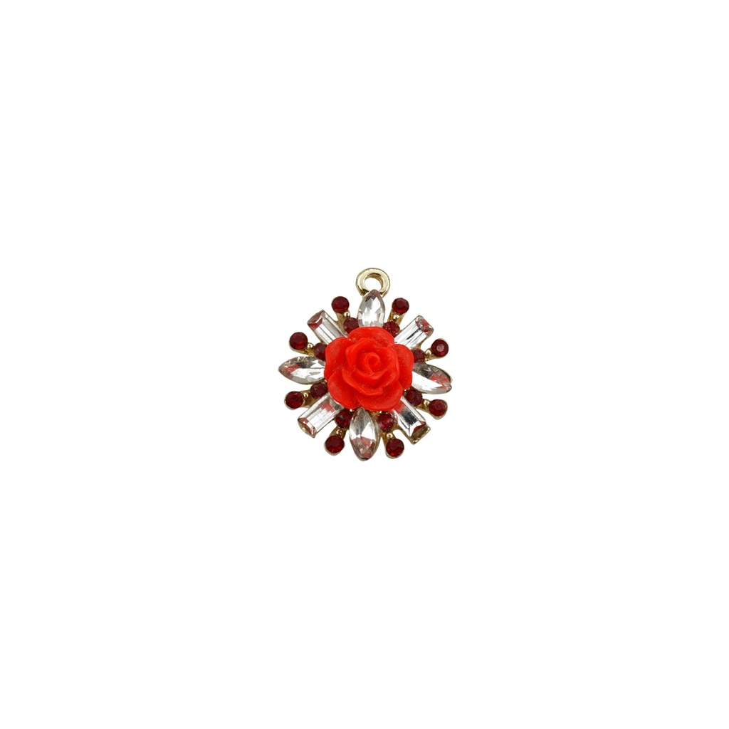 Centre Flower Rhinestone Hanging