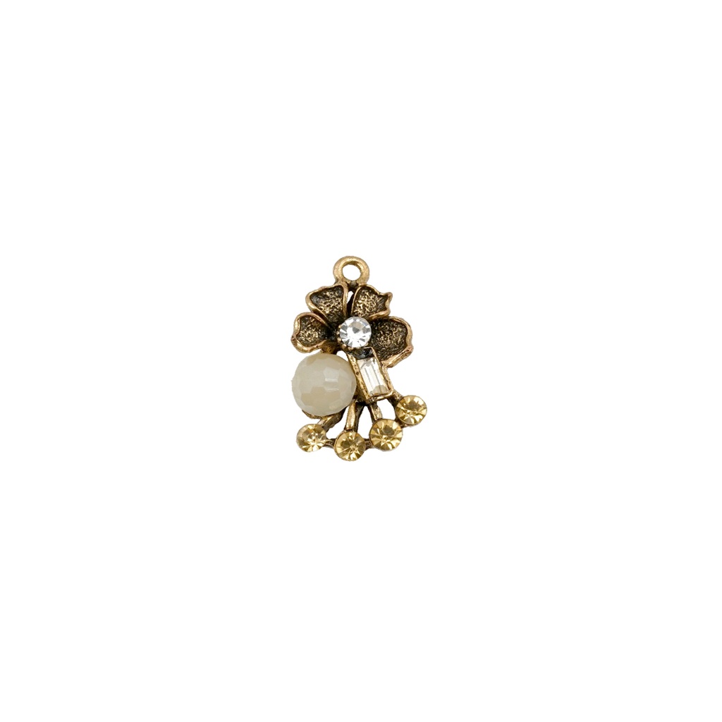 Antique Gold Base Rhinestone Hanging