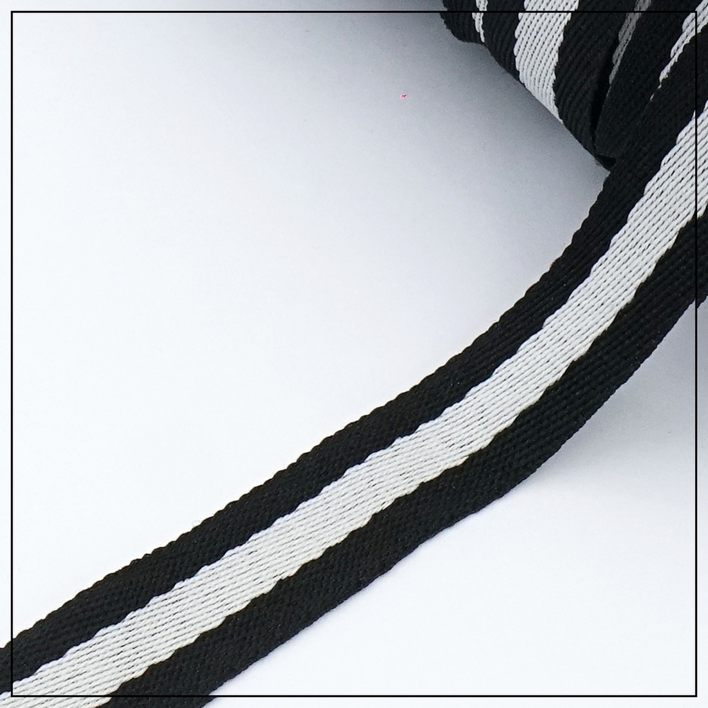 Striped Twill Tapes 0.75 Inch