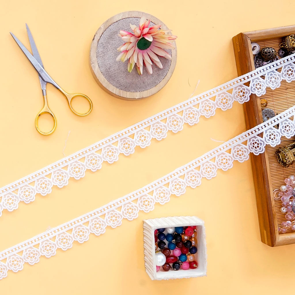 One Side Border Organza Lace