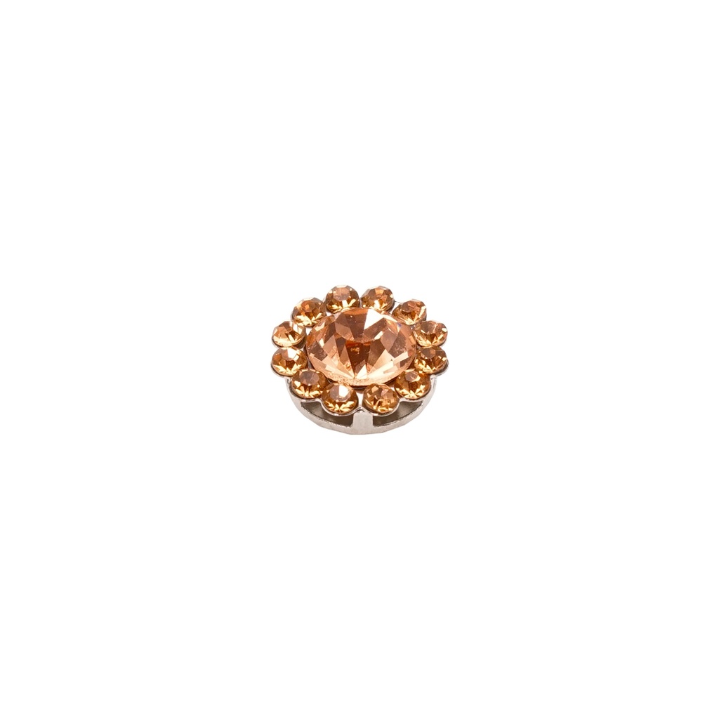 Crystal Trim Glass Diamond With Claw Bow