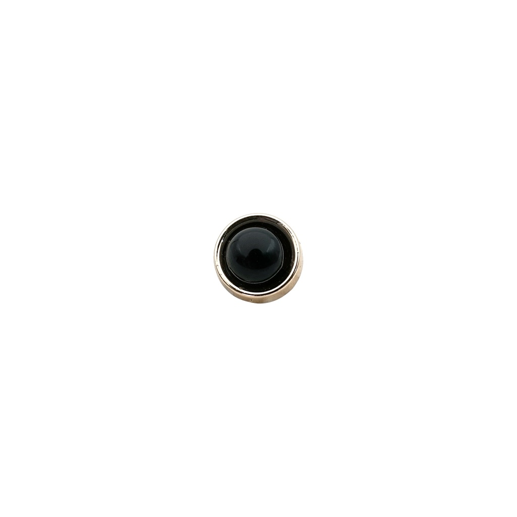 Gold Shank Button With Centre Pearl
