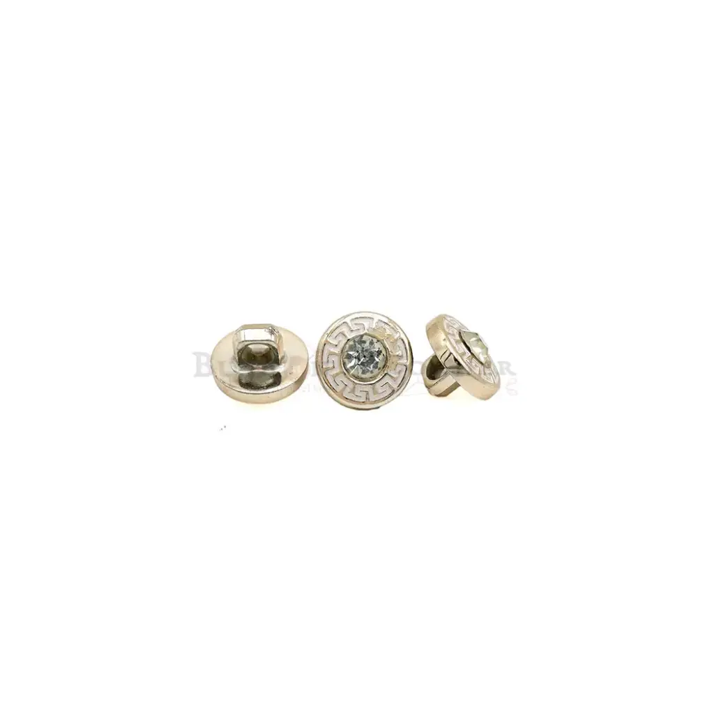 Versace Border Centre Stone Shank Button