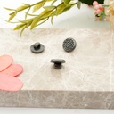 Doated Design Round Shank Button