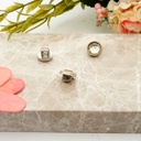 Square Pattern Crystal Shank Button