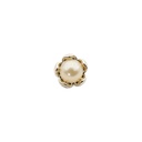 Flower Shape Centre Pearl Shank Button