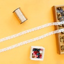 Crystal Pearl Shuttle Lace