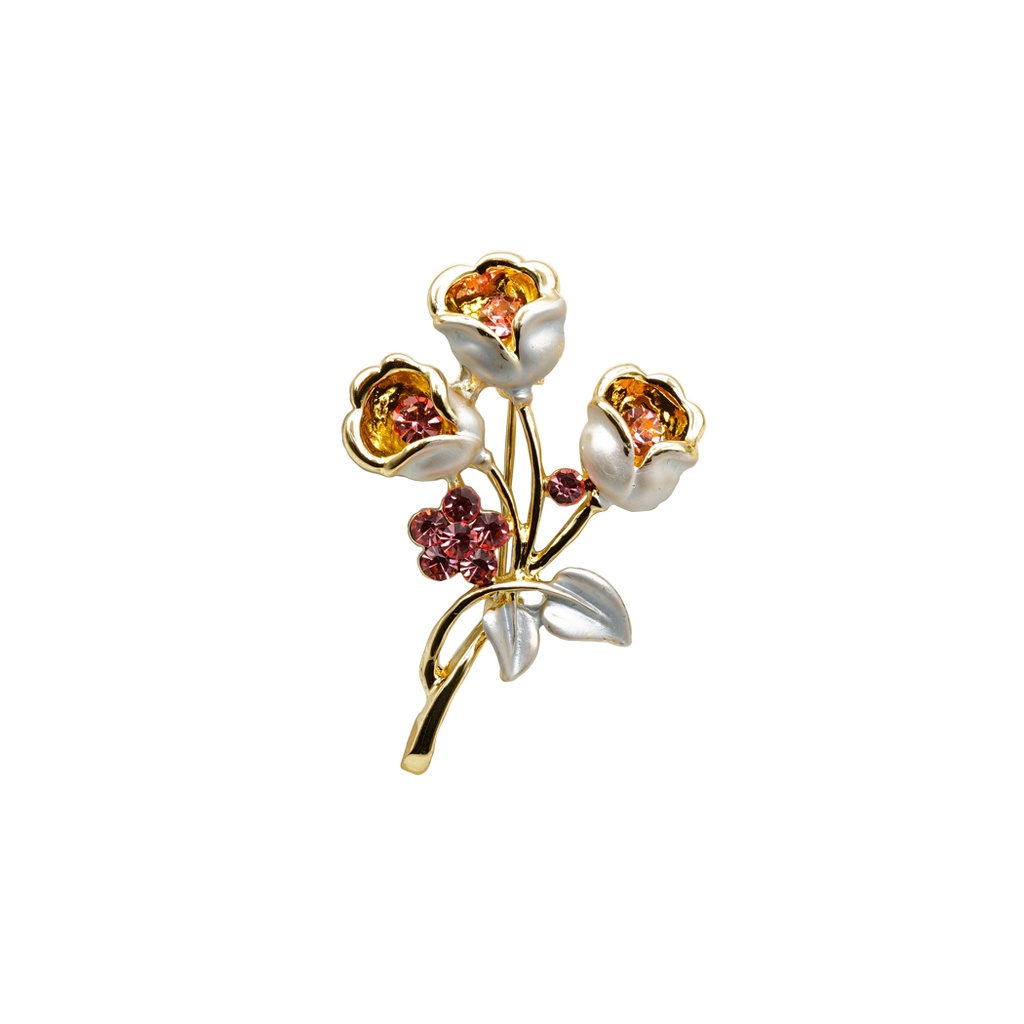 Vintage Flower Alloy Brooch